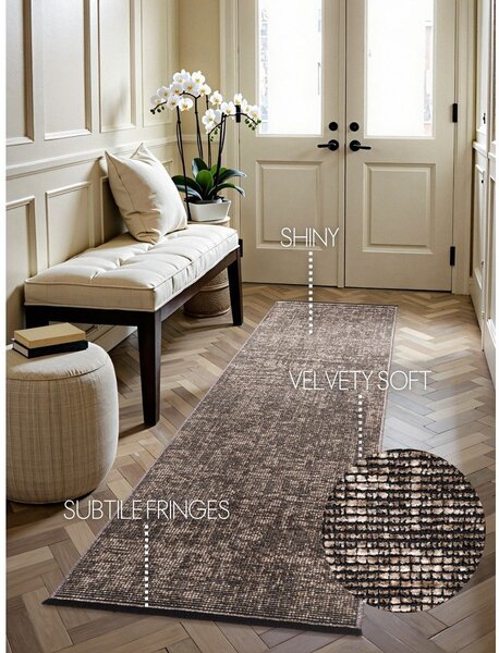 Bež staza 80x250 cm Prisma – Elle Decoration
