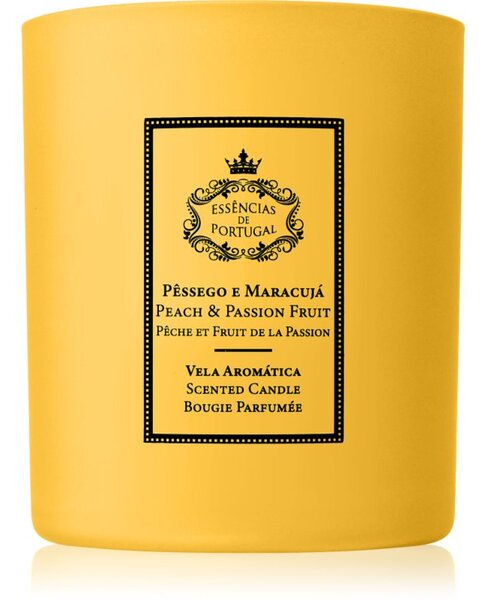 Essencias de Portugal + Saudade Natura Peach & Passion Fruit mirisna svijeća 180 g