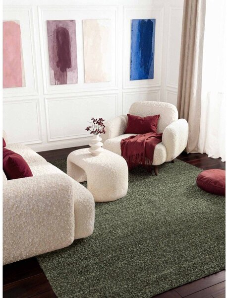 Zeleni ručno rađen tepih od boucle tkanine 120x170 cm Notting Hill Portobello – Ted Baker