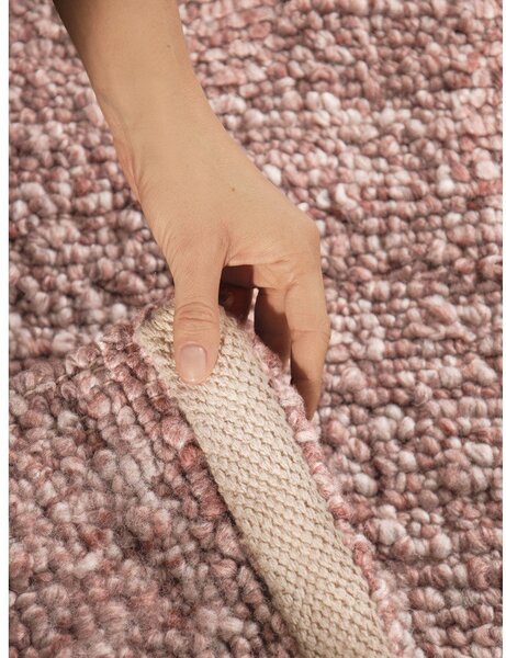 Prljavo rozi ručno rađen tepih od boucle tkanine 120x170 cm Notting Hill Portobello – Ted Baker