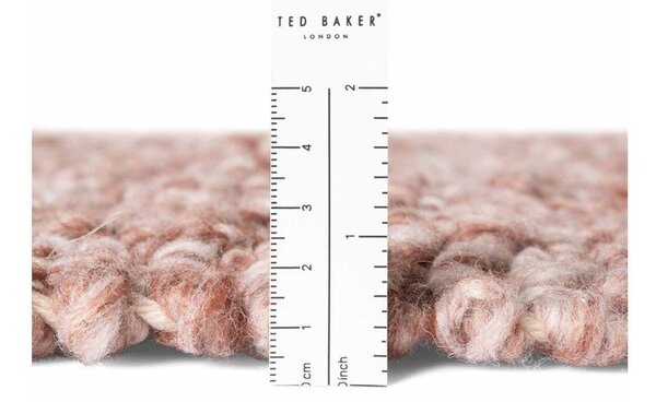 Prljavo roza ručno rađena staza od boucle tkanine 80x200 cm Notting Hill Portobello – Ted Baker