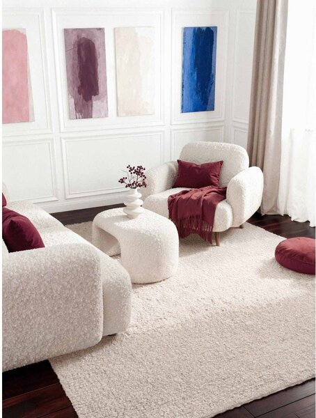 Ručno rađen tepih od boucle tkanine boje slonovače 200x290 cm Notting Hill Portobello – Ted Baker