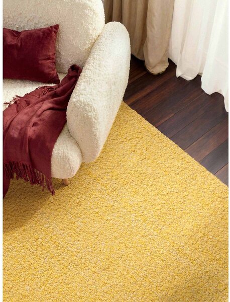 Žuti ručno rađen tepih od boucle tkanine 160x230 cm Notting Hill Portobello – Ted Baker