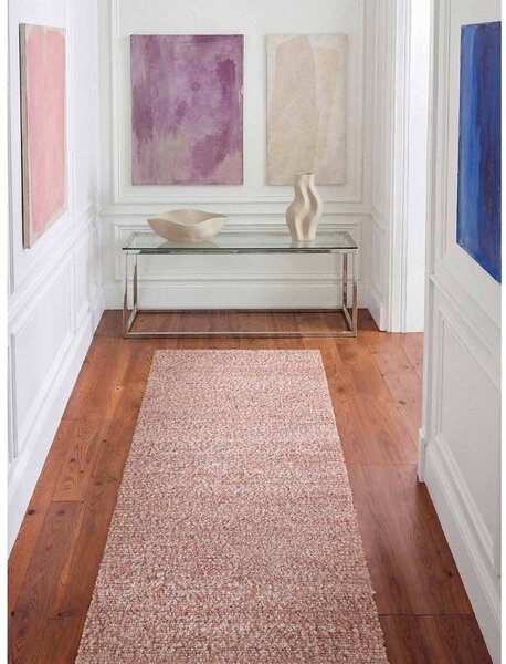 Prljavo roza ručno rađena staza od boucle tkanine 80x200 cm Notting Hill Portobello – Ted Baker