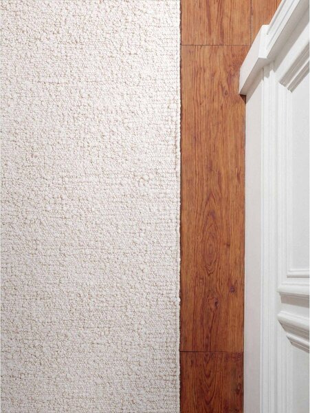 Ručno rađena staza od boucle tkanine boje slonovače 80x200 cm Notting Hill Portobello – Ted Baker