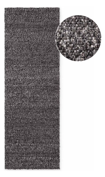 Tamno siva ručno rađena staza od boucle tkanine 80x200 cm Notting Hill Portobello – Ted Baker