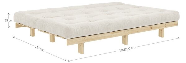 Žuta sofa od samta 200 cm Lean – Karup Design