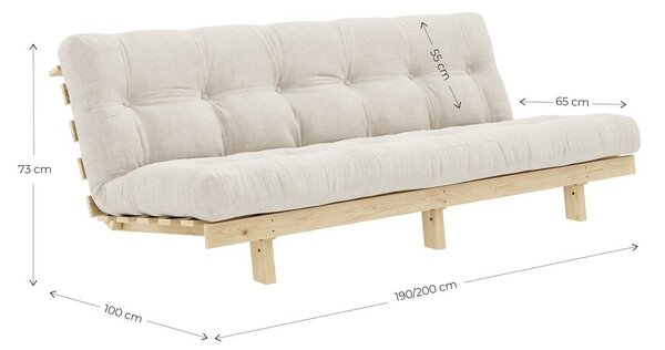 Žuta sofa od samta 200 cm Lean – Karup Design