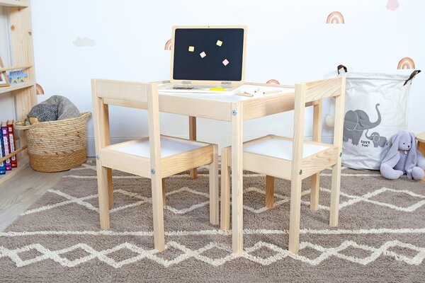 Dječji stol i 2 LETTO stolice kids table and chairs