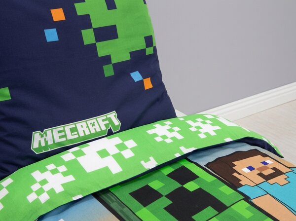 Dječja posteljina MINECRAFT HEROES šarena Dimenzije posteljine: 70 x 80 cm | 140 x 200 cm