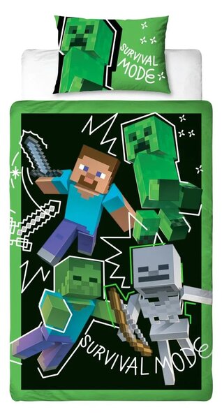 Dječja posteljina MINECRAFT MOOD šarena Dimenzije posteljine: 70 x 80 cm | 140 x 200 cm