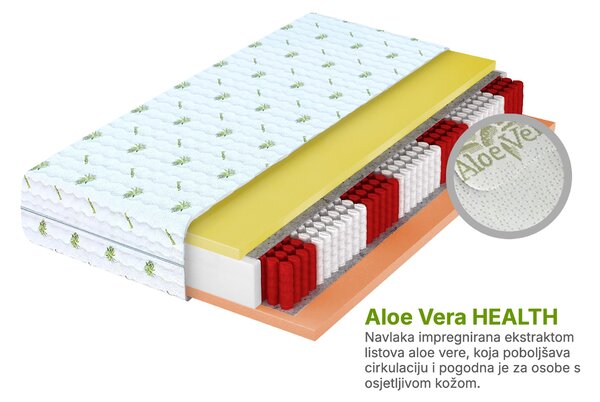 Džepičasti madrac po mjeri Ivory Dimenzija: do 80x200