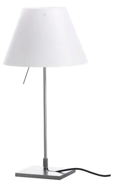 COSTANZINA LED MALA STOLNA LAMPA D13pic ALUMINIJ S BIJELIM SJENILOM LP1D13=NPLC020