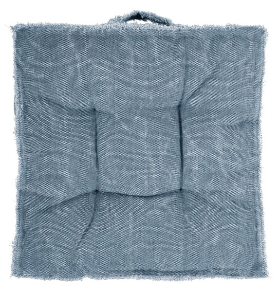 Plavi jastuk za sjedenje Tiseco Home Studio Chester, 45 x 45 cm