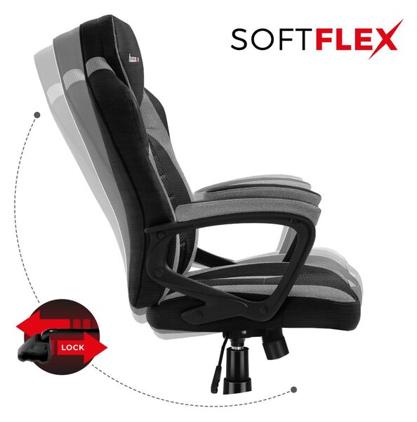 Gaming stolica Fusion 2.5 (crna + siva)