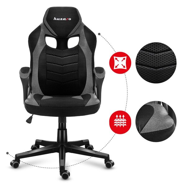 Gaming stolica Fusion 2.5 (crna + siva)