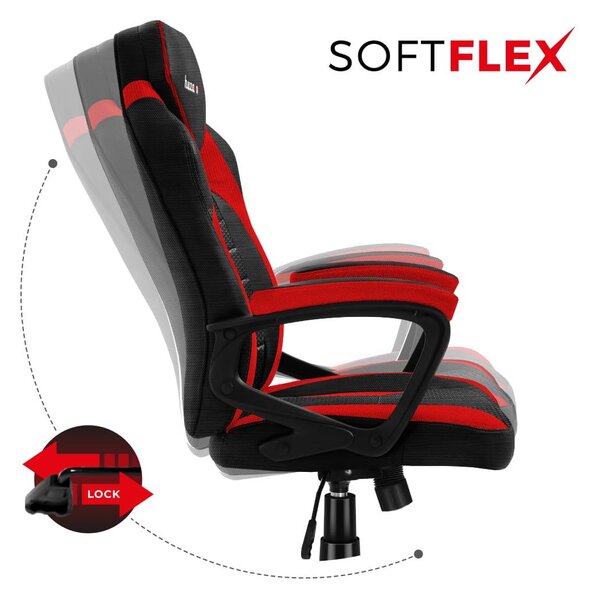 Zondo.hr Gaming stolica Fusion 2.5 (crna + crvena). Akcija -18%. 1087465