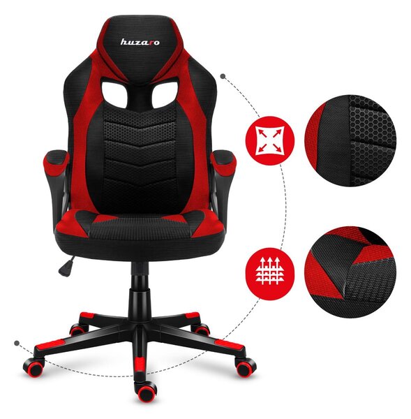 Zondo.hr Gaming stolica Fusion 2.5 (crna + crvena). Akcija -18%. 1087465