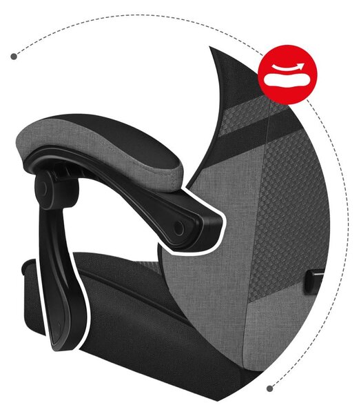 Zondo.hr Gaming stolica Fusion 4.4 (crna + siva). Akcija -18%. 1087469