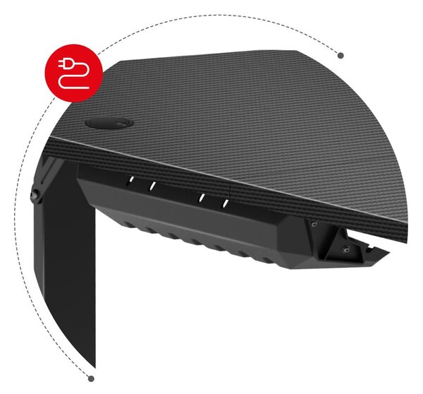 PC stolić Hyperion 4.7 (crna)