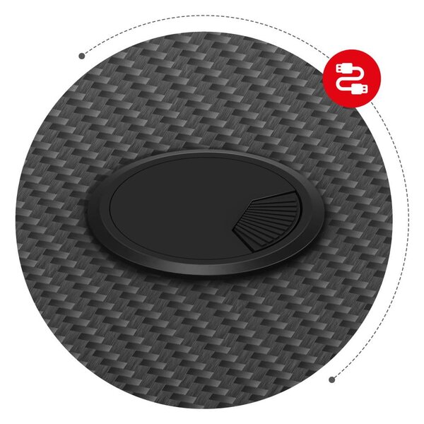 Zondo.hr PC stolić Hyperion 4.8 (crna + šarena) (s LED rasvjetom). Akcija -21%. 1087508