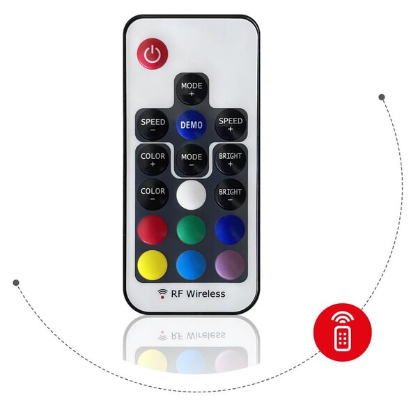 Zondo.hr PC stolić Hyperion 4.8 (crna + šarena) (s LED rasvjetom). Akcija -21%. 1087508