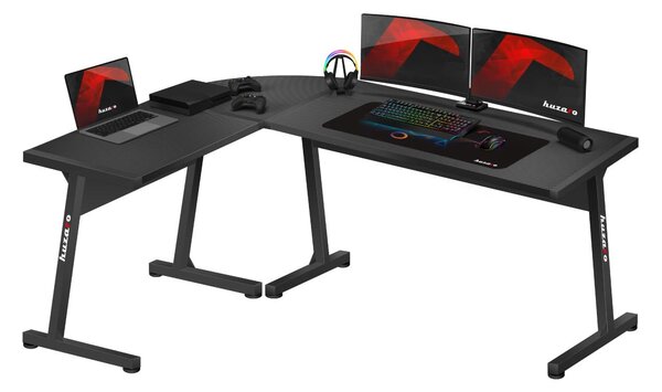 Kutni PC stolić Hyperion 6.0 (crna)