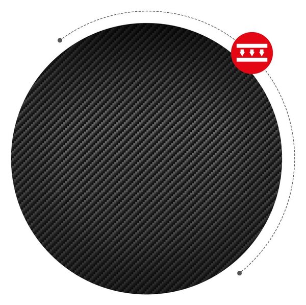 Kutni PC stolić Hyperion 7.0 (crna)