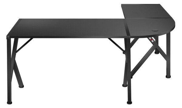 Kutni PC stolić Hyperion 6.3 (crna)