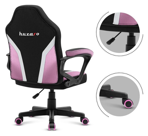 Zondo.hr Dječja gaming stolica Rover 1 (crna + ružičasta). Akcija -13%. 1087539