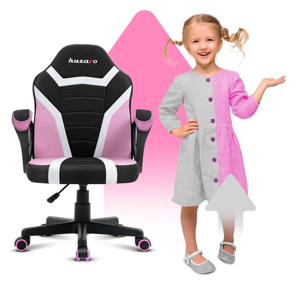 Zondo.hr Dječja gaming stolica Rover 1 (crna + ružičasta). Akcija -13%. 1087539