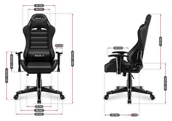 Zondo.hr Dječja gaming stolica Rover 6 (crna). Akcija -16%. 1087543