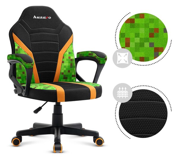 Zondo.hr Dječja gaming stolica Rover 1 (crna + zelena). Akcija -19%. 1087540
