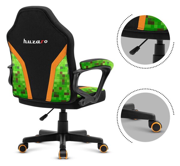 Zondo.hr Dječja gaming stolica Rover 1 (crna + zelena). Akcija -19%. 1087540