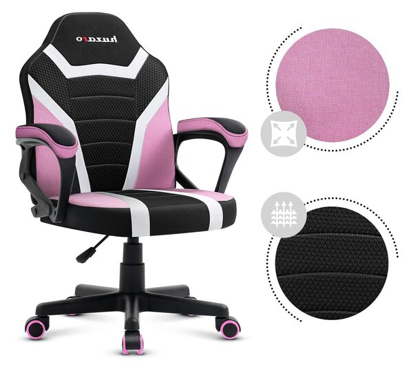 Zondo.hr Dječja gaming stolica Rover 1 (crna + ružičasta). Akcija -13%. 1087539