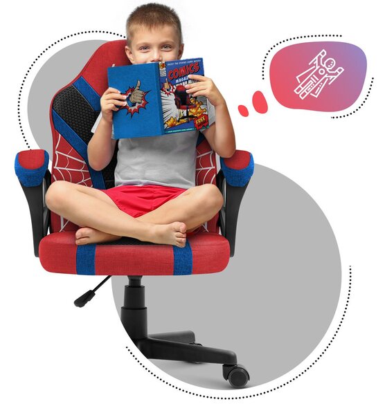 Zondo.hr Dječja gaming stolica Rover 1 (crna + crvena + plava). Akcija -21%. 1087542