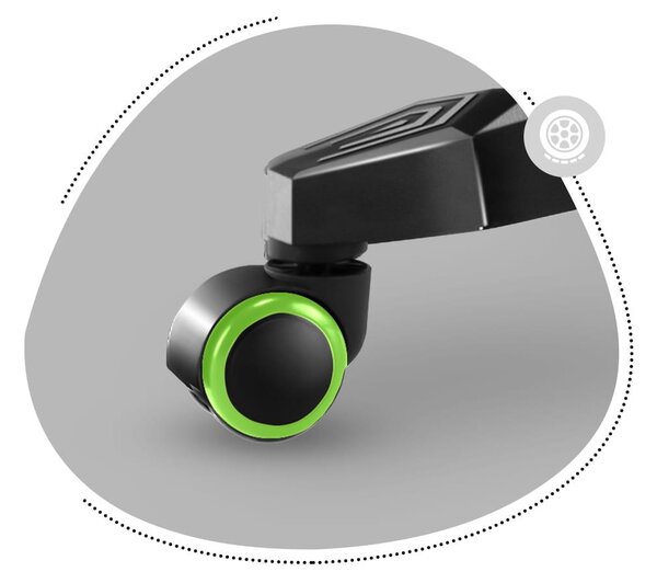 Zondo.hr Dječja gaming stolica Rover 6 (crna + zelena). Akcija -20%. 1087547