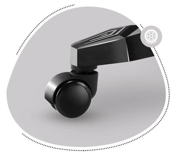 Zondo.hr Dječja gaming stolica Rover 6 (crna + šarena) (s LED rasvjetom). Akcija -20%. 1087549