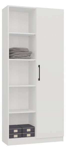 Drohmo RD-80 ormarić s policama, 182x80x30 cm, bijeli