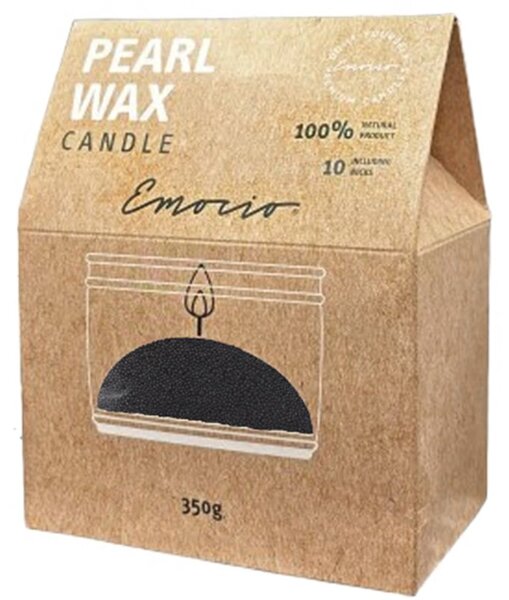 Emocio Pearl Wax Black svijeća 350 g