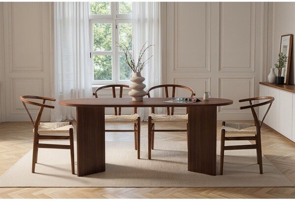 Blagovaonski stol u dekoru oraha 89,5x180 cm Sablin – Kalune Design
