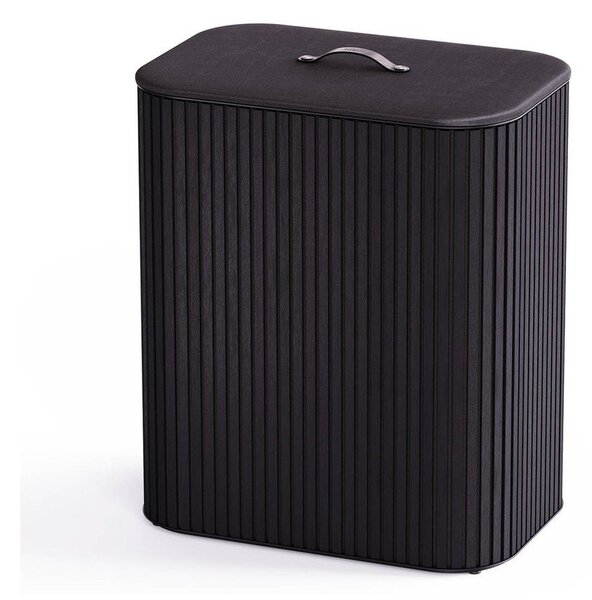 Crna bambusova košara za rublje 2x45 l Tota Luxe – Joseph Joseph