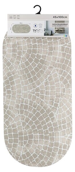 Kupaonski tepih Mramor (D x Š: 100 x 45 cm, Bež)