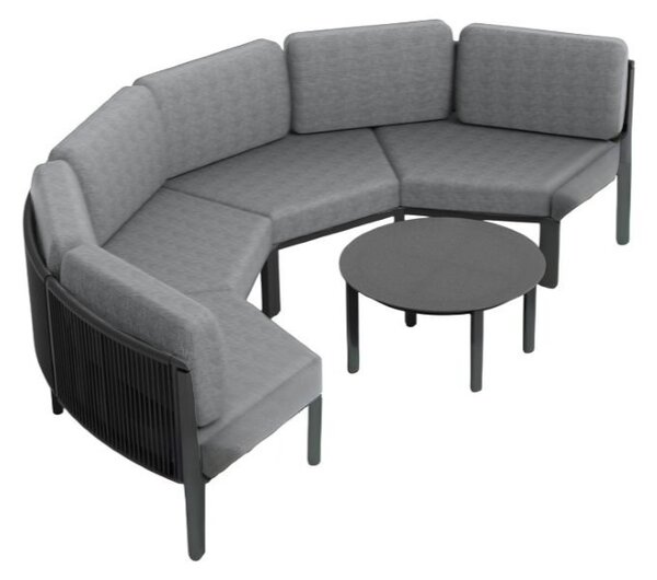 Vrtna kutna sofa Parana Corner 4 antracit boje Garden Point