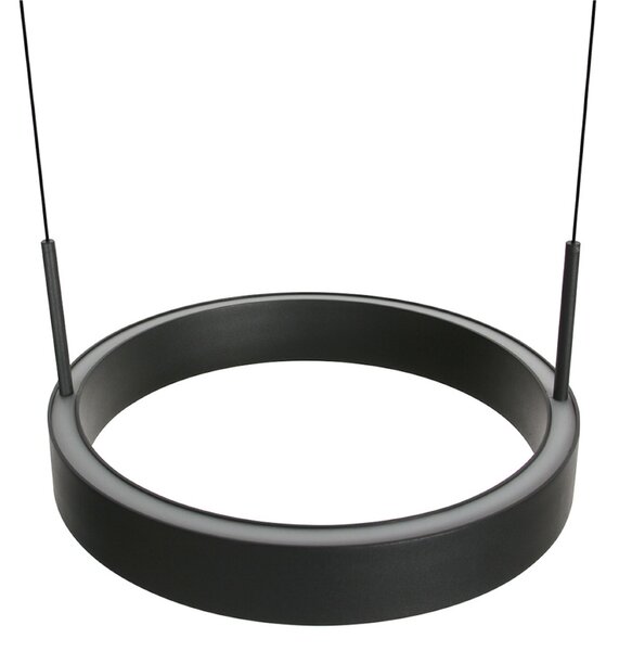 Steinhauer Mykty LED viseća lampa, crna, duljina 95 cm, metalna, 4 žarulje., prigušiva, Crno, Dnevni boravak/blagovaonica, Metal