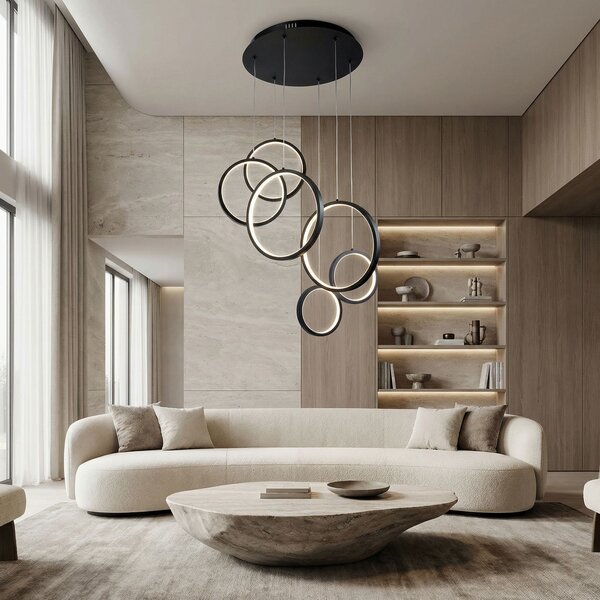VISEĆA STROPNA LAMPA APP1921-CP BLACK