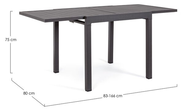 Vrtni stol aluminijski 80x83 cm Pelagius – Bizzotto