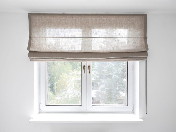 Rimska zavjesa šir. 100 cm Heavy Linen 10 boja