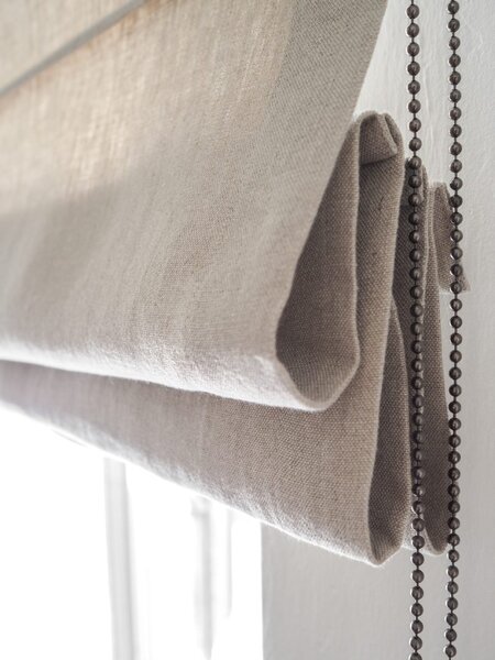 Rimska zavjesa šir. 100 cm Heavy Linen 10 boja