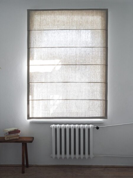 Rimska zavjesa šir. 100 cm Heavy Linen 10 boja